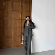 Austin Women's Khaki Tuxedo Suit Set