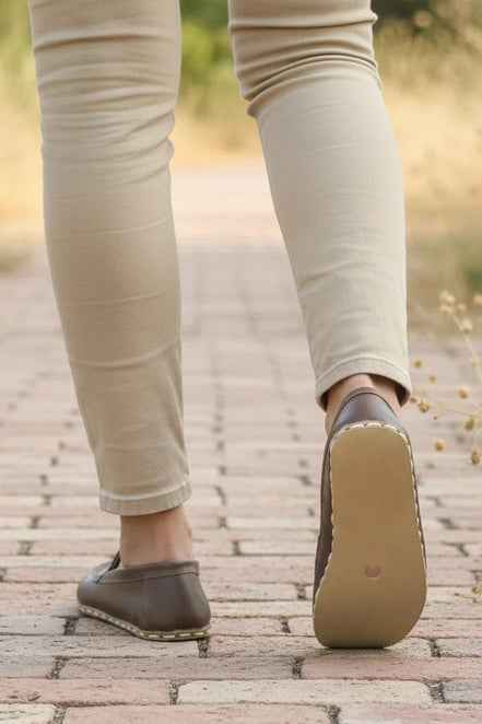 Barefoot Coffee Brown Moccasins