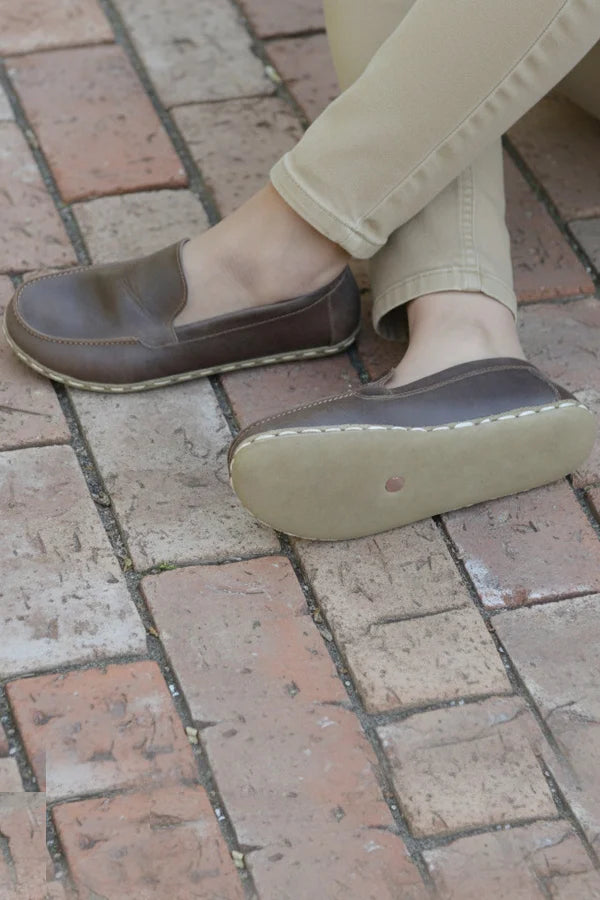 Barefoot Coffee Brown Moccasins