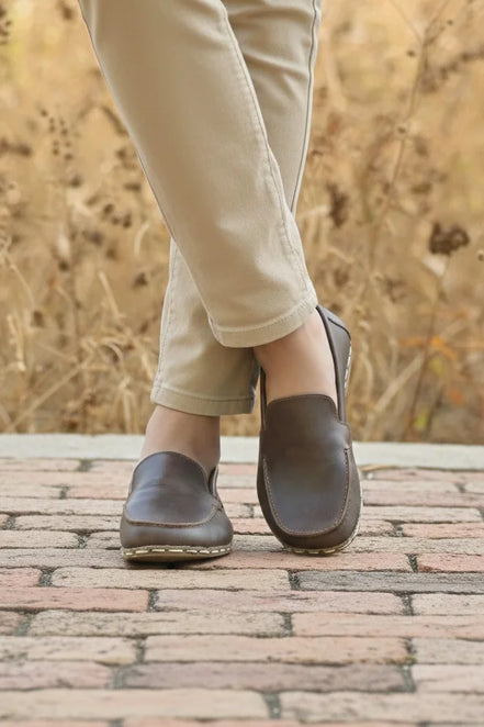 Barefoot Coffee Brown Moccasins