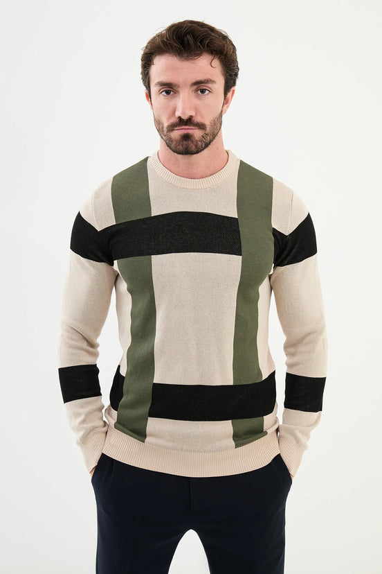 Beige Wool Sweater