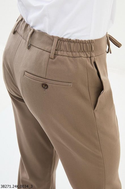 Ames Wool Beige Joggers Pants
