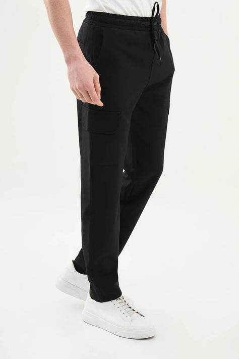Marion Black Cargo Pants