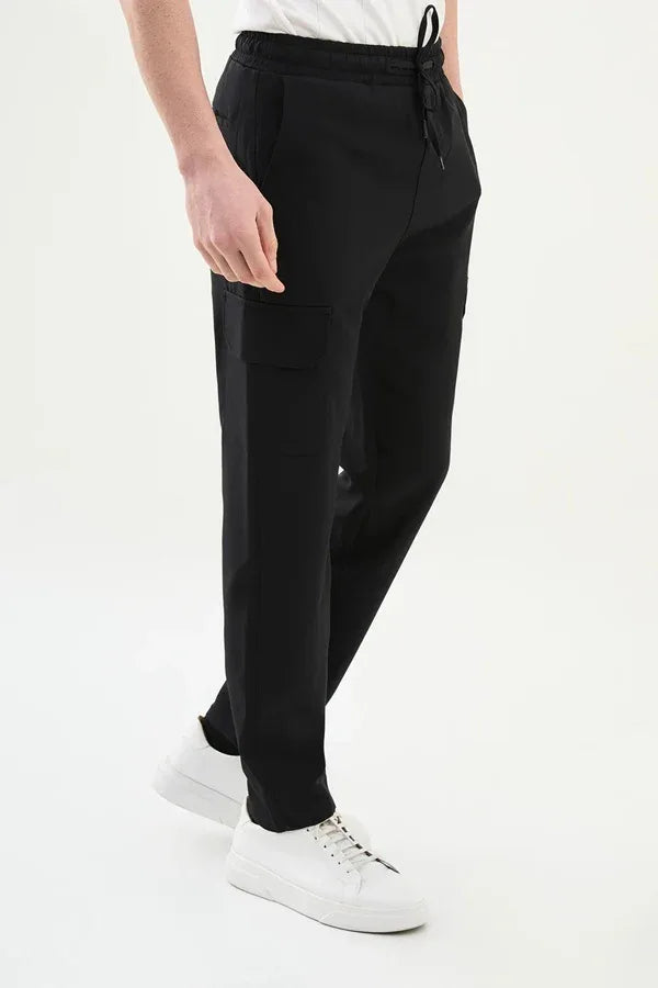 Marion Black Cargo Pants