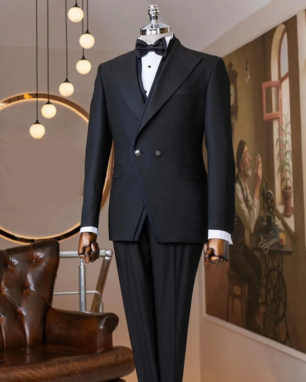 Black Italian Style Tuxedo