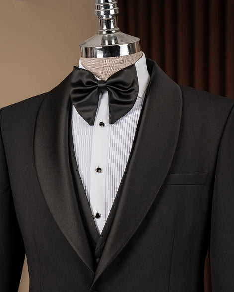 Black Shawl Lapel Men Tuxedo