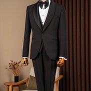Black Shawl Lapel Men Tuxedo