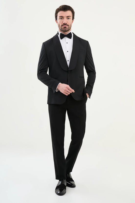 Black Slim Fit Tuxedo
