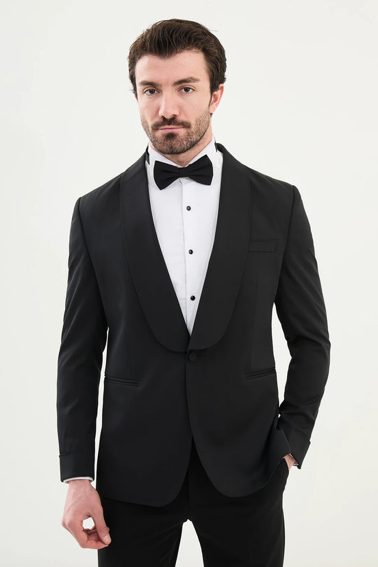 Black Slim Fit Tuxedo