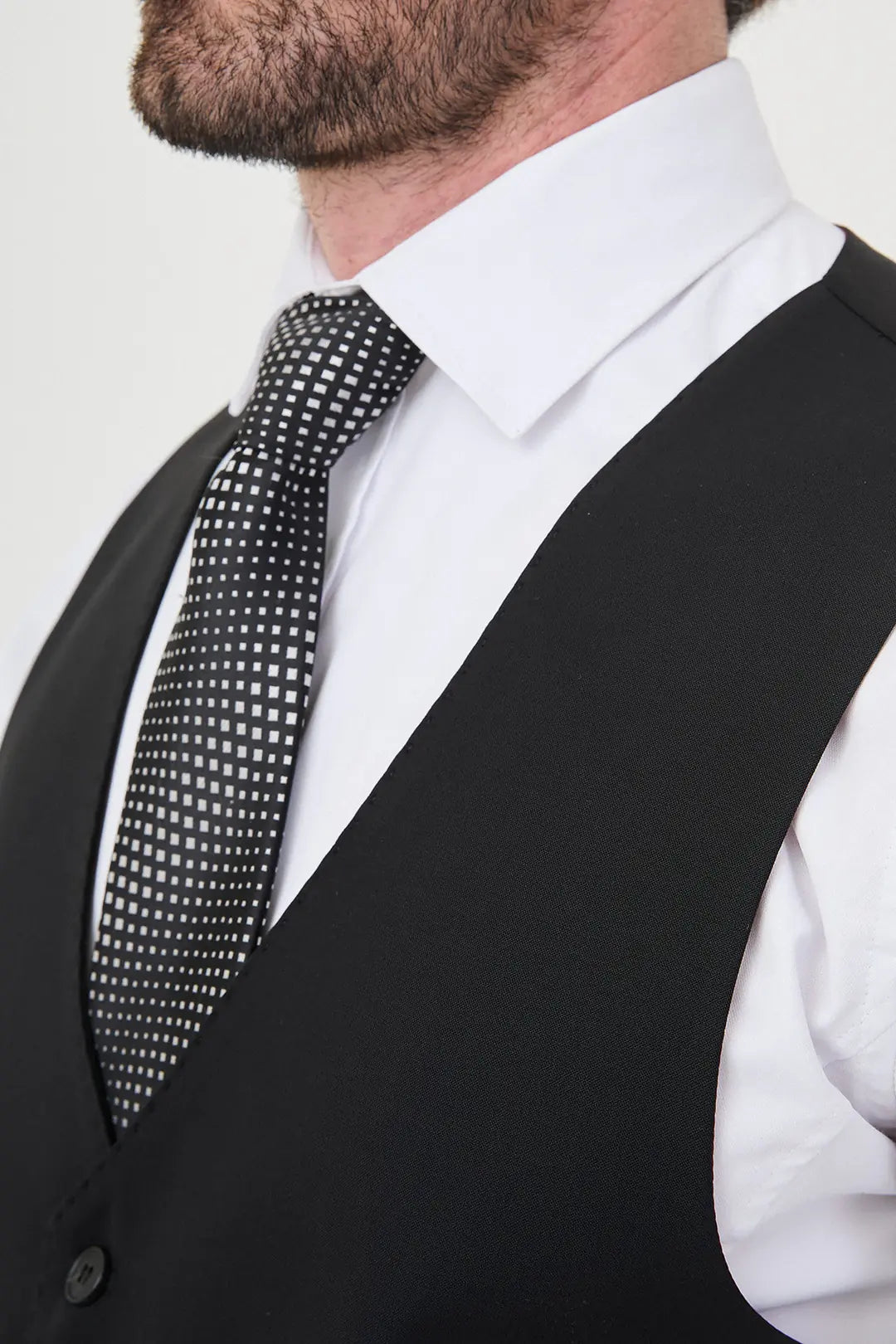 Black Slim Vest