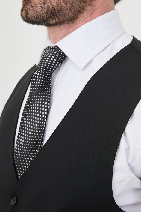 Black Slim Vest