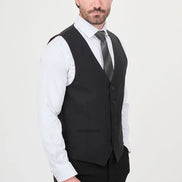 Black Slim Vest