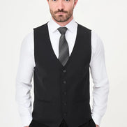 Black Slim Vest