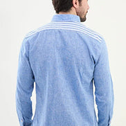 Marina Striped Blue Long Sleeve Shirt