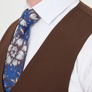 Brown Slim Vest
