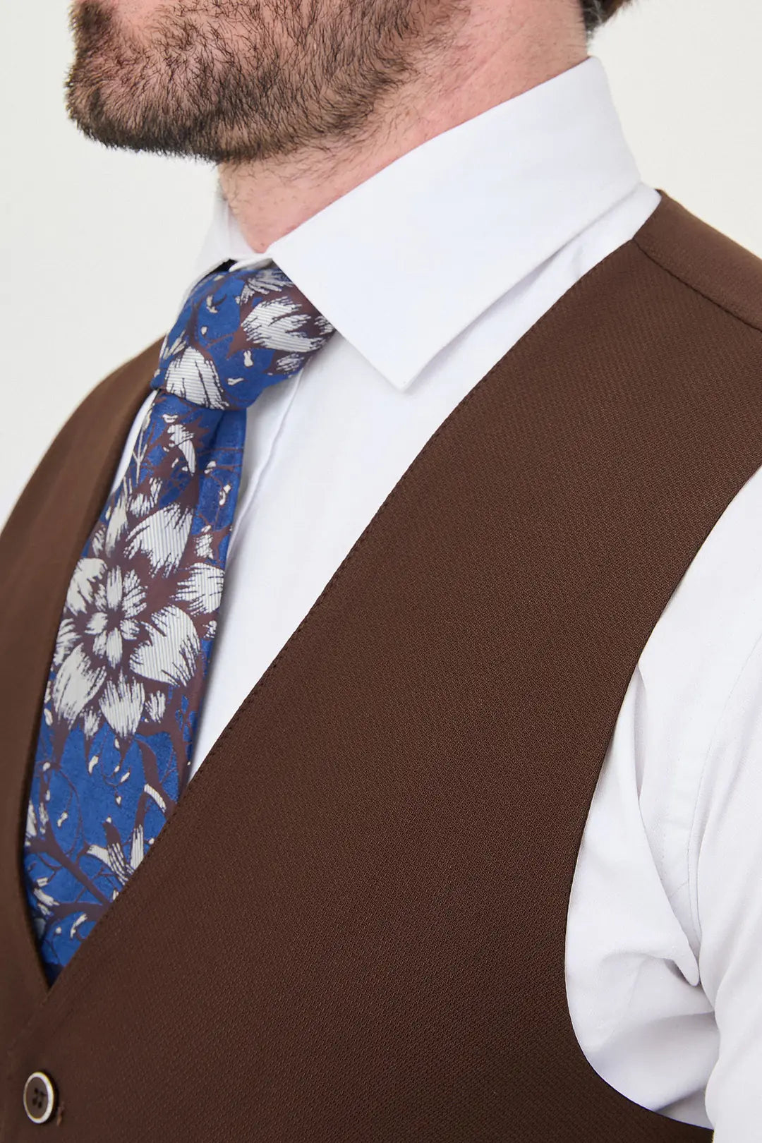 Brown Slim Vest