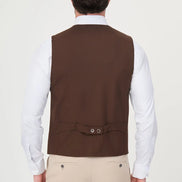 Brown Slim Vest