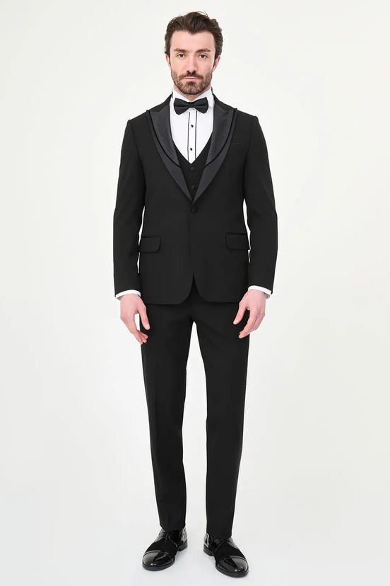 Black Peak Lapel Tuxedo