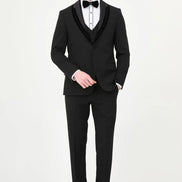 Black Velvet Shawl Lapel Tuxedo