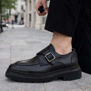Pump Black Buckle Loafers