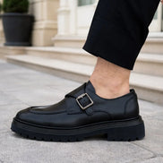 Pump Black Buckle Loafers