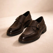 Pump Brown Buckle Loafers