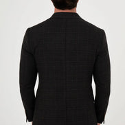 Dark Brown Wool Blazer Jacket