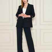 Black Crepe Suit