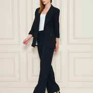 Black Crepe Suit