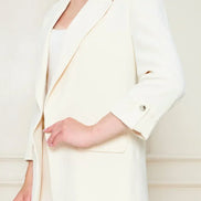 Cream Linen Suit
