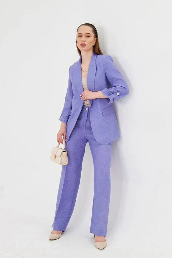 Purple Suits for Women - Slim Pant Suits, Formal Outfits - GENT WITH Purple Suits for Women - Slim Pant Suits, Formal Outfits - GENT WITH