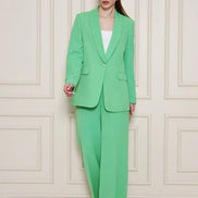 Green Pinstripe Suit