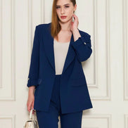 Navy Blue Women Suit