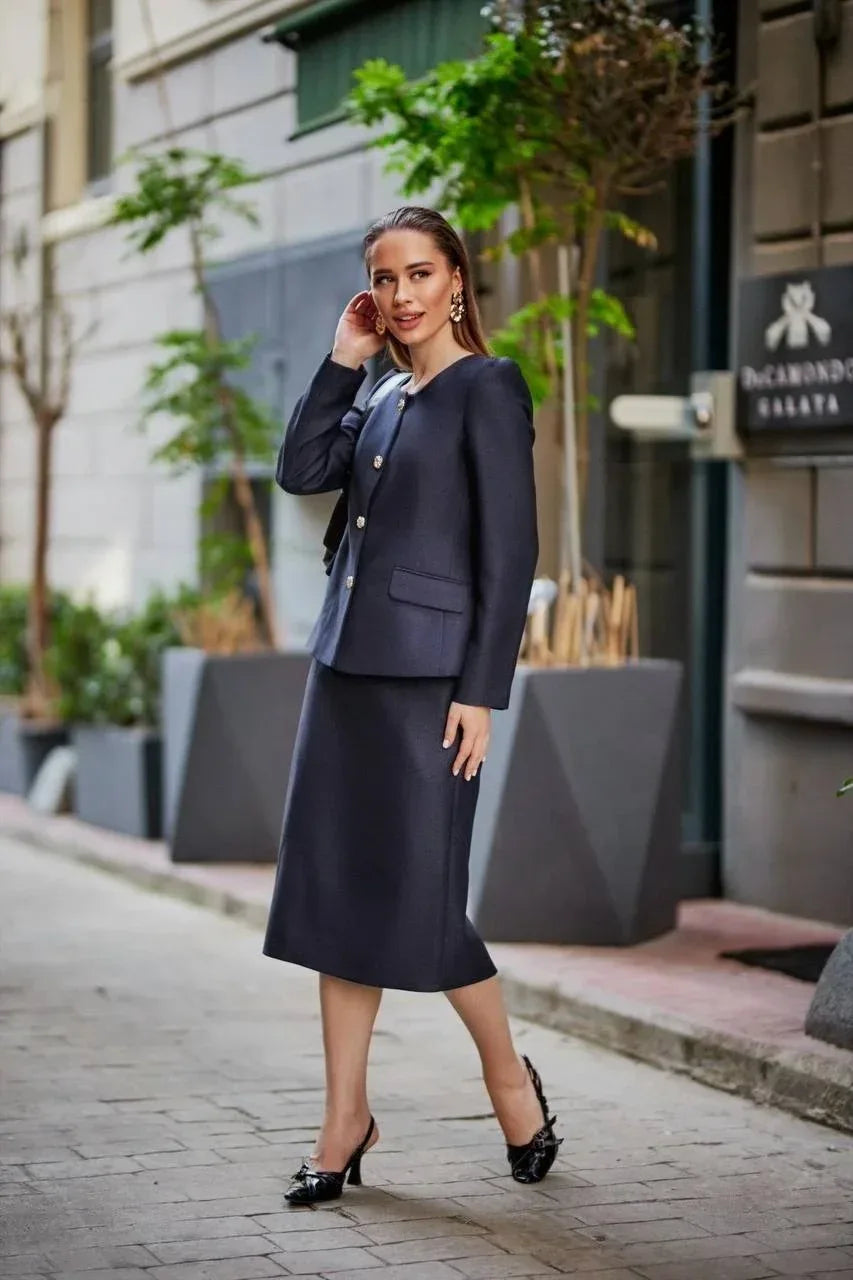 Navy Blue Business Suit