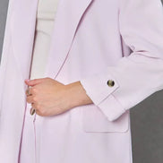 Powder Pink Crepe Suit
