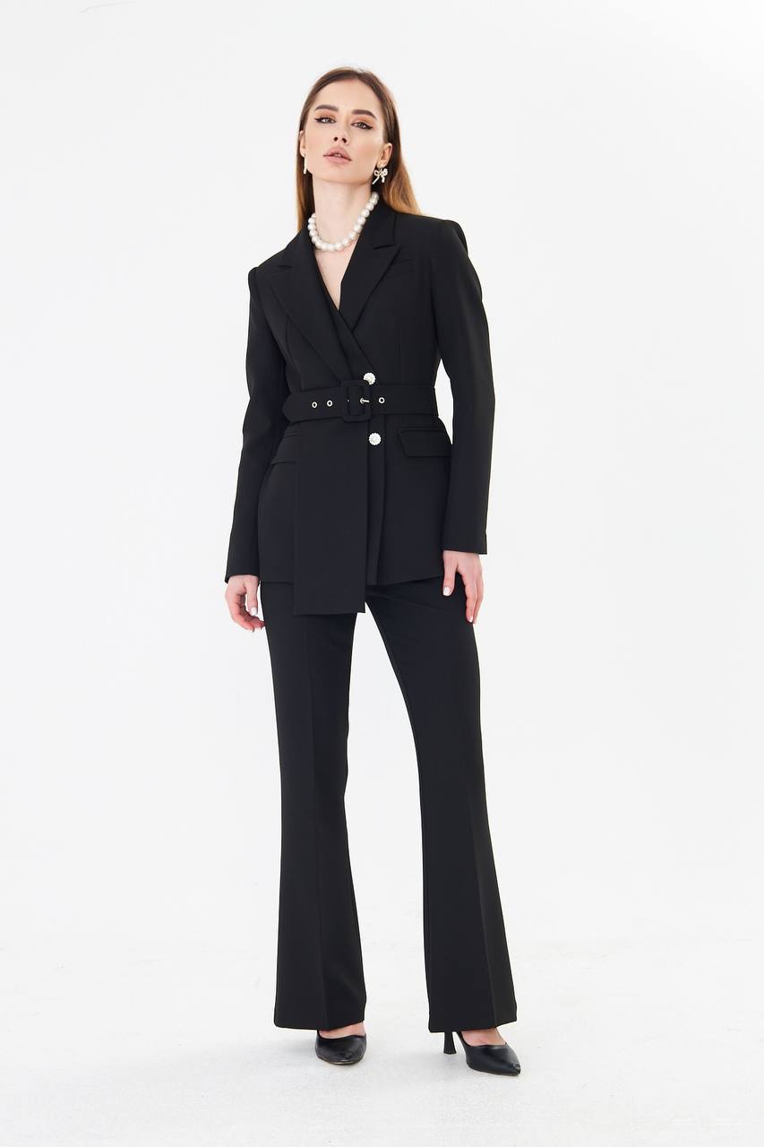 Black Belted Suit