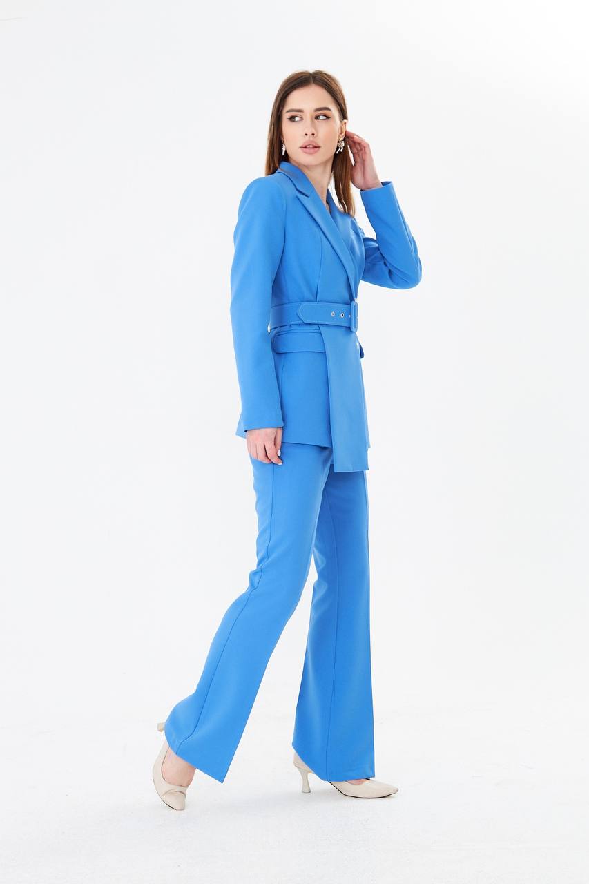 Women Blue Suit