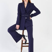 Navy Blue Women Suit