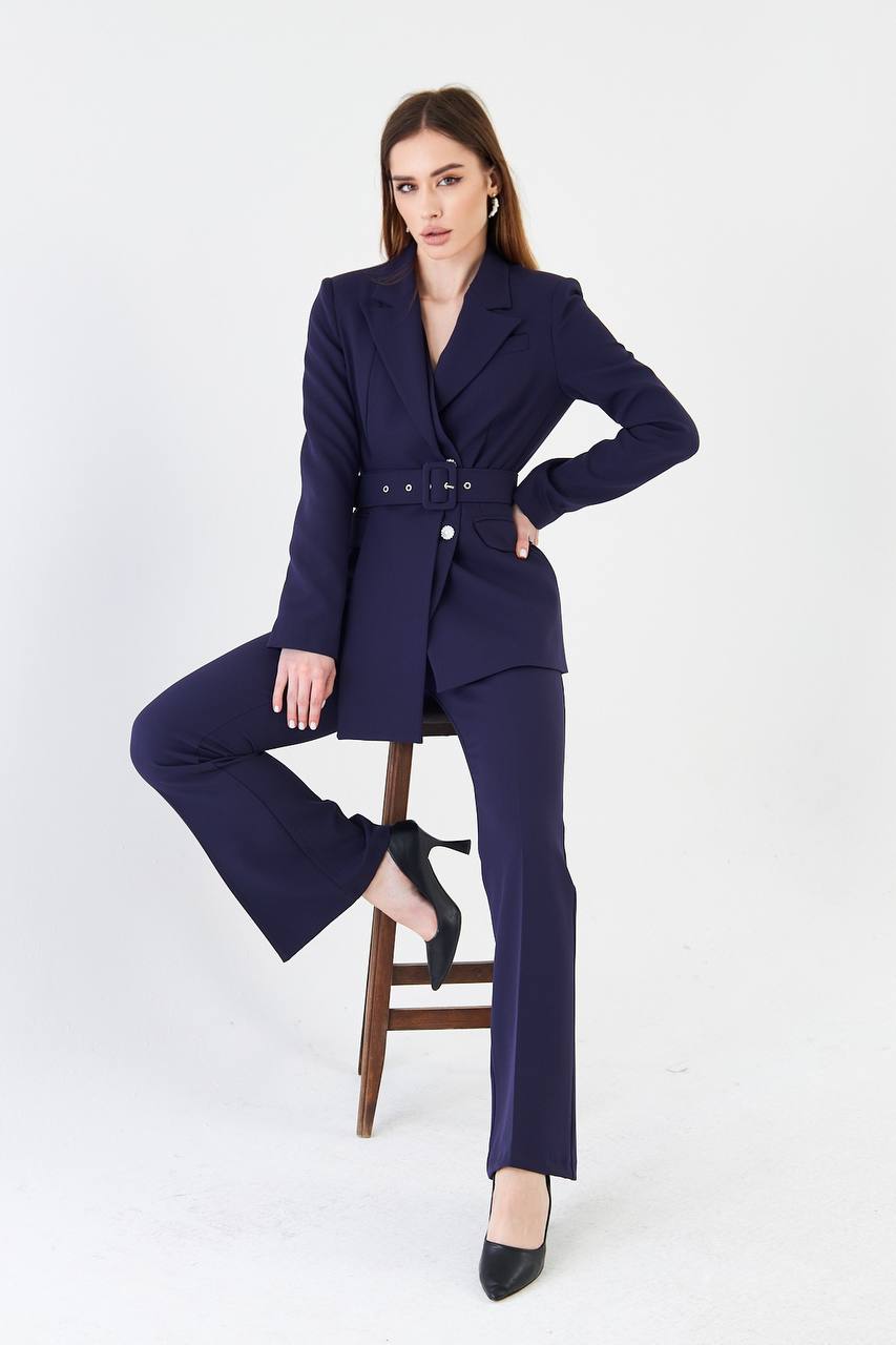 Navy Blue Women Suit
