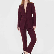 Conroe Women Burgundy Suit