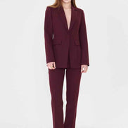 Conroe Women Burgundy Suit