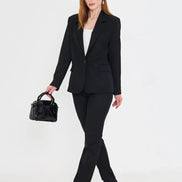 Cotton Black Suit Women