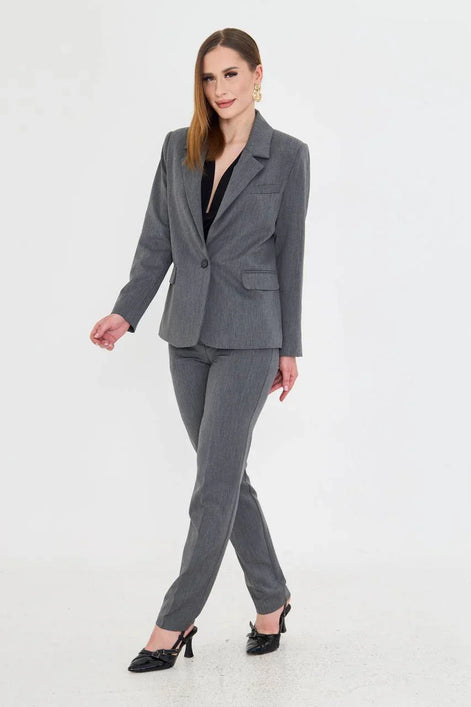 Cotton Gray Suit Women