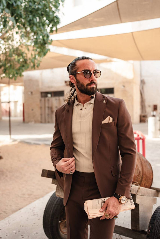 Dark Brown Suit