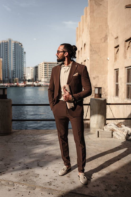 Dark Brown Suit