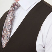 Dark Brown Slim Vest