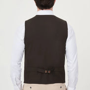 Dark Brown Slim Vest