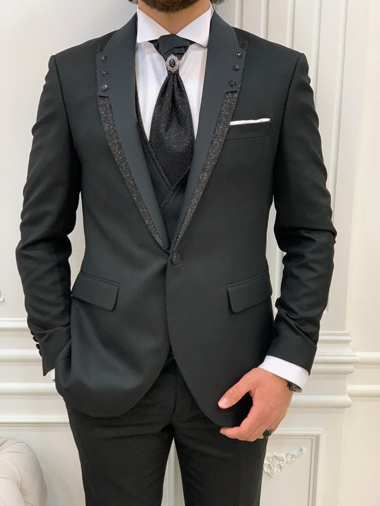 Black Wedding Suit