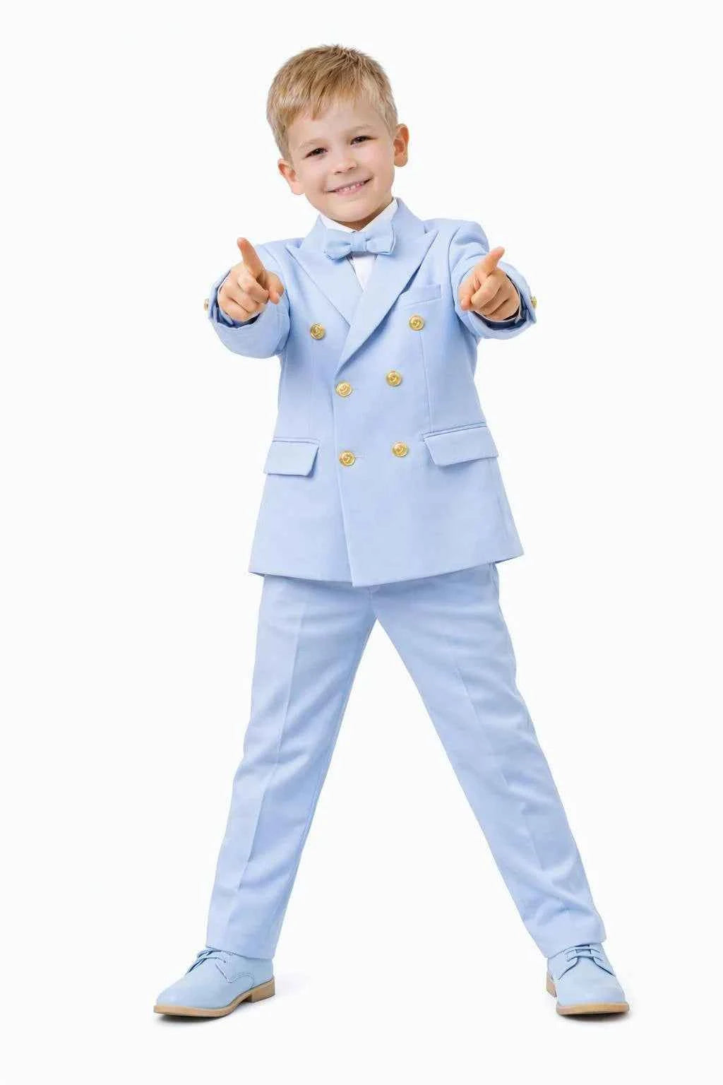 Dothan Boys Baby Blue Double Breasted Suit