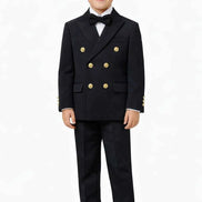 Dothan Boys Black Double Breasted Suit